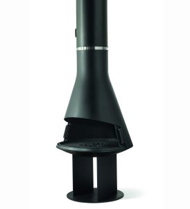 Chimenea Silba con leñero